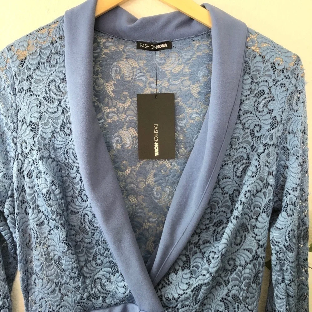 NWT Fashion Nova Lace Top Romper